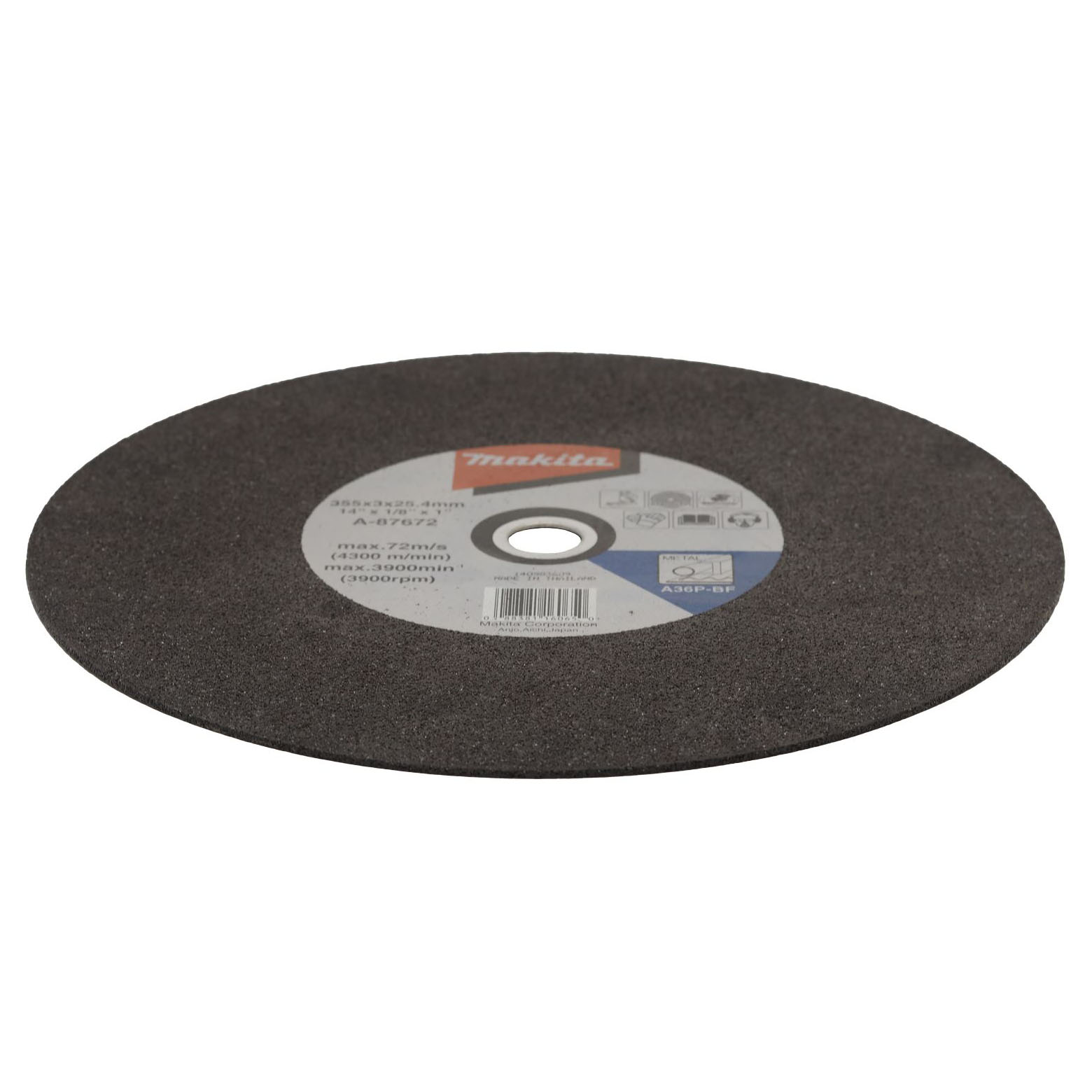 Buy STEEL CUTTING DISC 14" X 3MM MAKITA Online | Hardware Tools | Qetaat.com